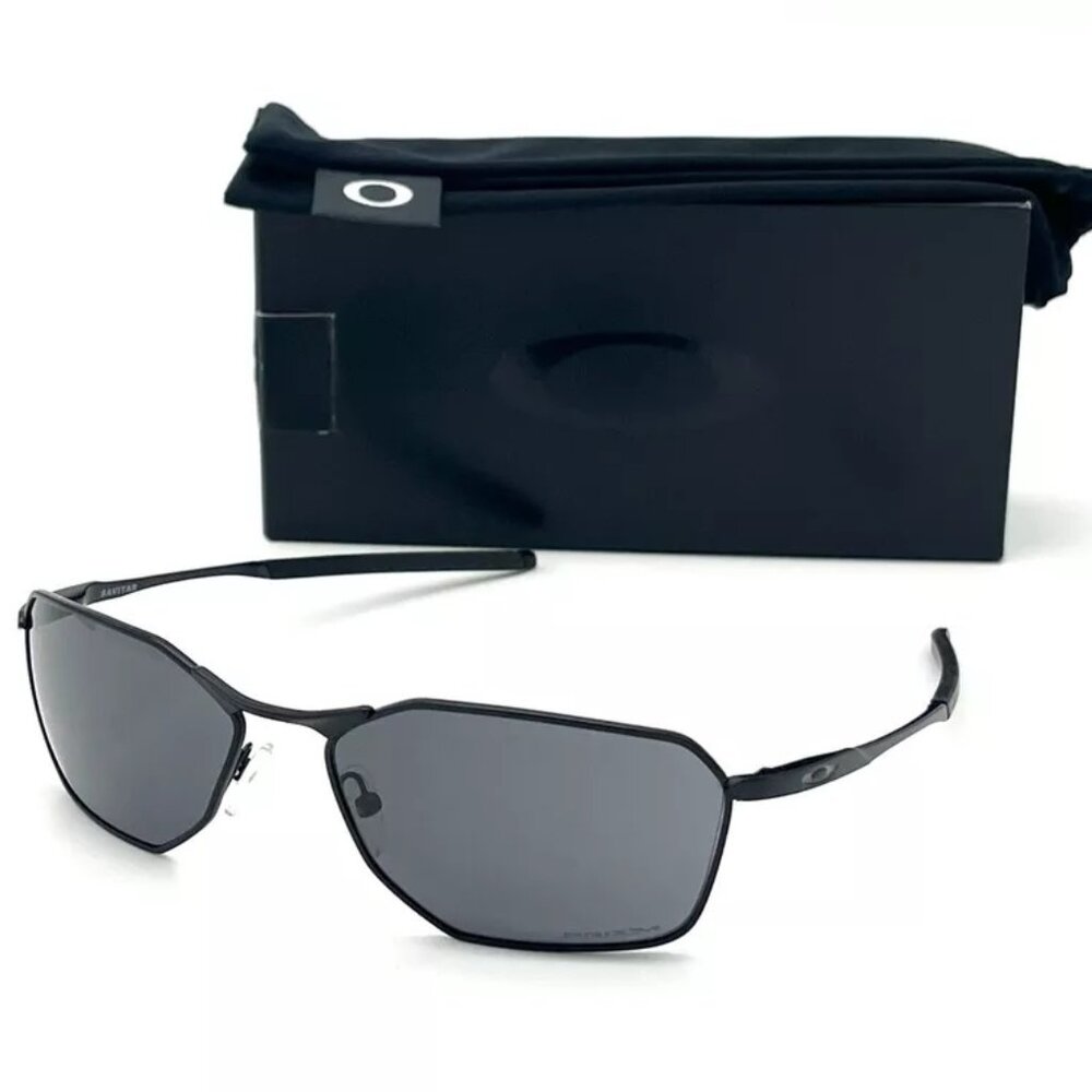 OAKLEY SAVITAR OO6047-06 Stain Black / Prizm Gray 58mm Sunglasses